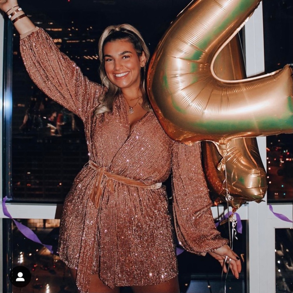 Retrofete bronze dress - Picture 6 of 14